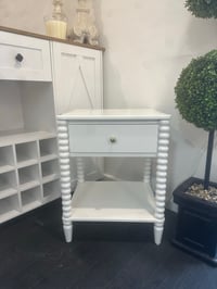 Image 1 of OFF WHITE SIDE TABLE