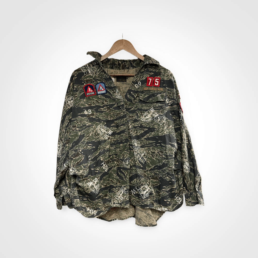 Image of Hysteric Glamour Tiger Camo Field Jacket