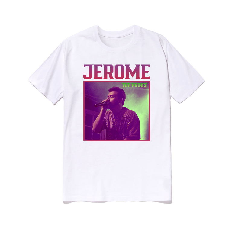 Jerome The Prince Throwback (White T-Shirt)