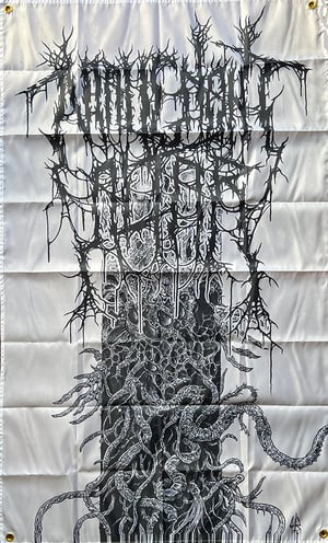 Image of Malignant Altar " Retribution of Jealous Gods" Flag / Banner / Tapestry