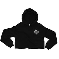 Image 1 of DRC Embroidered Logo Crop Hoodie