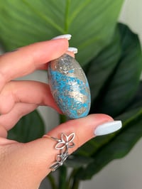 Image 6 of MINED OUT*** PERSIAN TURQUOISE WITH PYRITE SHIVA