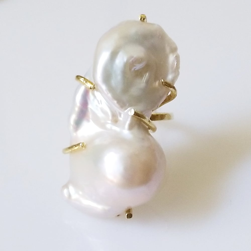 Image of Baroque Pearl Ring