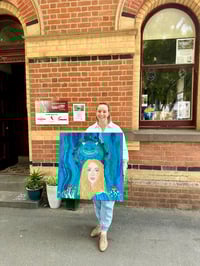 Image 1 of Original Painting - Whimsical Wonderland 76 x 76cms