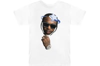 Image 2 of Pop Smoke x Vlone Halo T-shirt Black