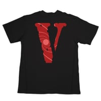 Image 2 of VLONE V-TAG VICE CITY TEE IN BLACK