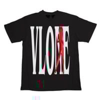 Image 1 of VLONE V-TAG VICE CITY TEE IN BLACK