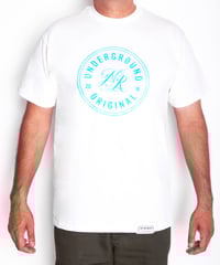 Image 1 of Underground Emblem WHITE/TURQUOISE