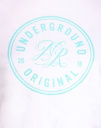 Image 2 of Underground Emblem WHITE/TURQUOISE