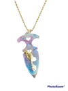 Cosmic knife pendant