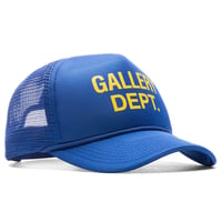 Image 2 of GALLERY DEPT. LOGO TRUCKER HAT IN ROYAL