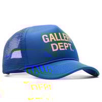 Image 2 of GALLERY DEPT. LOGO TRUCKER HAT IN ROYAL