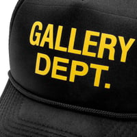 Image 3 of Gallery Dept. Logo Trucker Hat Black