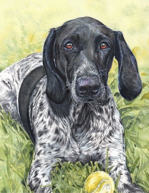 Image of Custom 9"x12" Detailed Watercolor Portrait