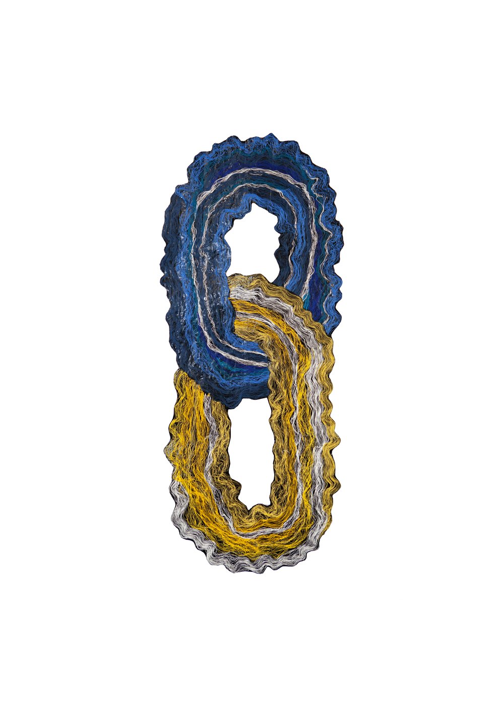Image of Glitched Chain Tapestry - 2 links 