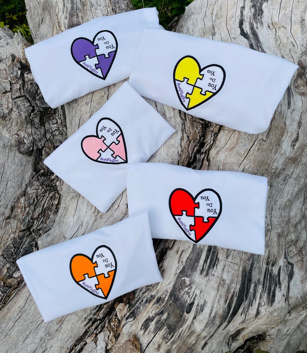 Image of Spicy Spectrum Colour Block Heart Tee