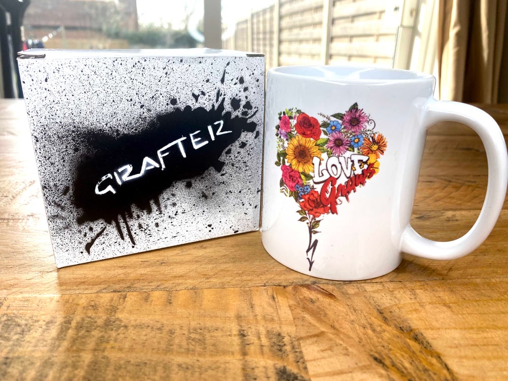 Image of "Love Grows" Ceramic Coffee Mug