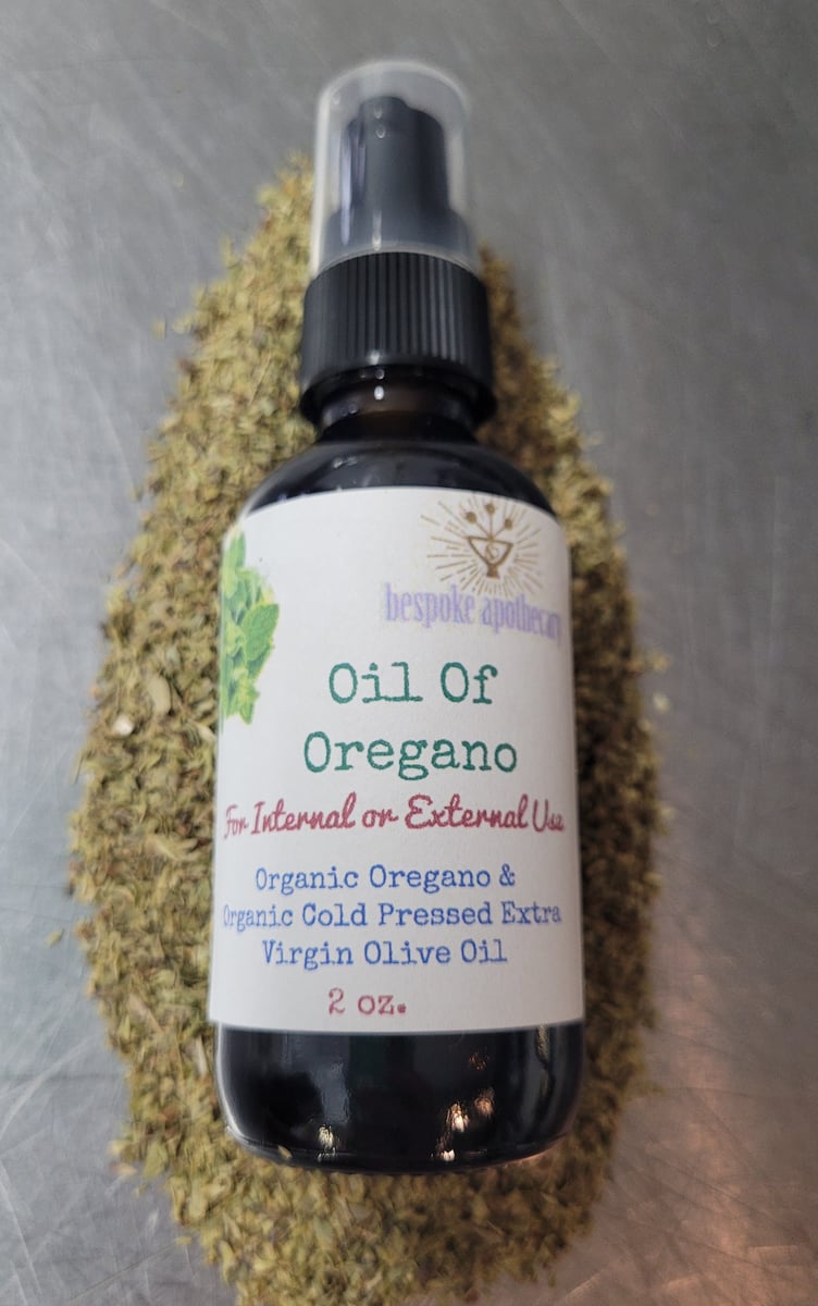 2 oz. OIL OF OREGANO 🌿 | Bespoke Apothecary = Custom Made, Herbal Medicine