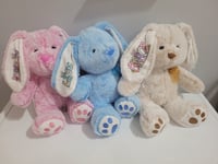Image 1 of Personalized Plush Bunnies