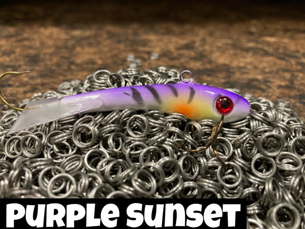 Purple Sunset   Ripper Minnow  WP160