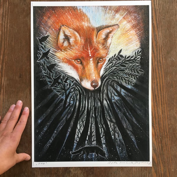 Image of FOX A3 Giclee archyval paper print
