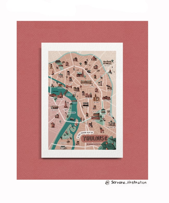 " Carte de Toulouse " 