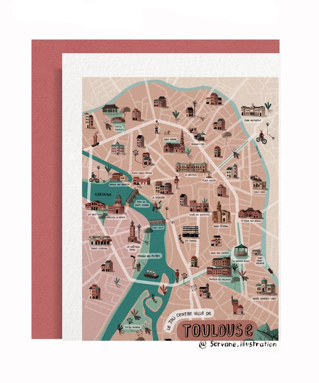 " Carte de Toulouse " 