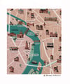 " Carte centre ville de Toulouse " (Format A3)