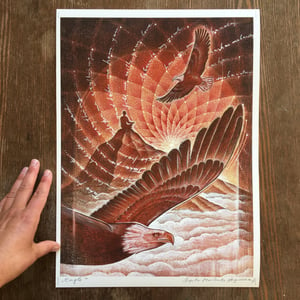 Image of EAGLE A3 Giclee archyval paper print