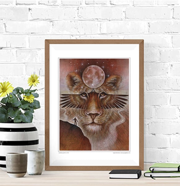 Image of LIONESS  A3 Giclee archyval paper print