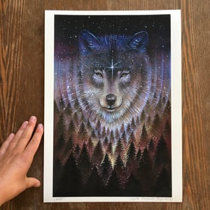 Image of WOLF A3 Giclee archyval paper print