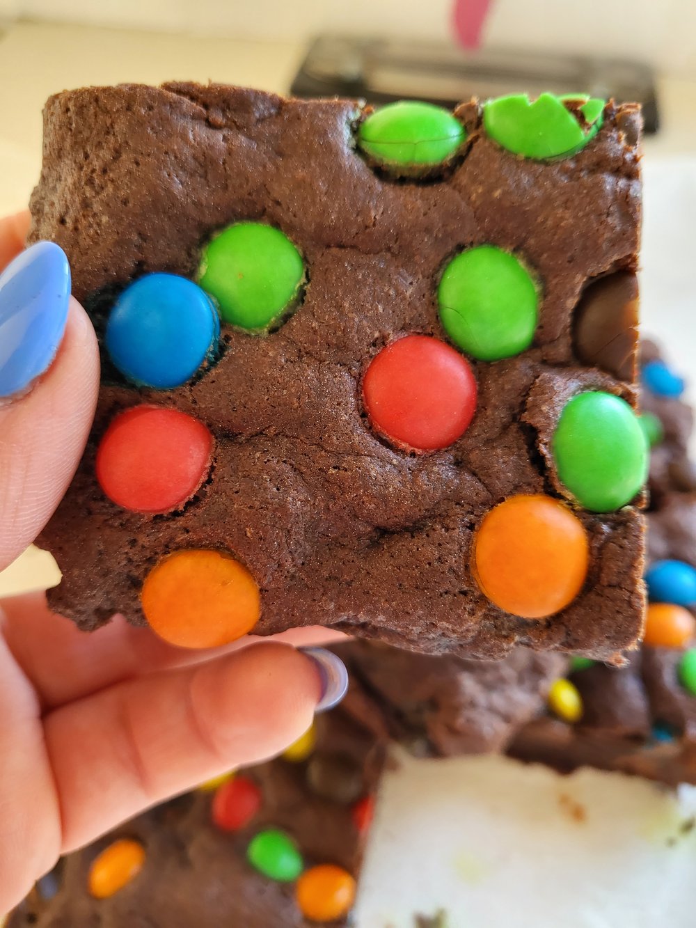 M&M Brownie Bars  Rooties Patisserie