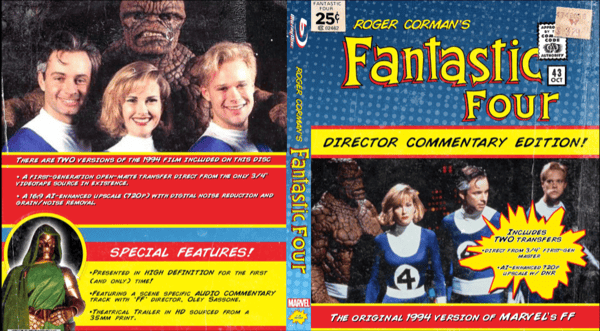 Image of Fantastic Four Blu-ray (1994) COMMENTARY SPECIAL EDITION *2022 upgrade*