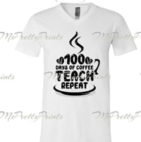 Image 2 of Coffee, Teach & Repeat Hoodies/Tshirts 