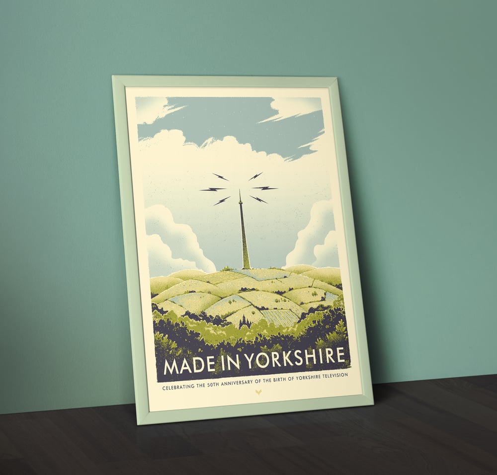 Image of Made In Yorkshire - A2 Silkscreen Print