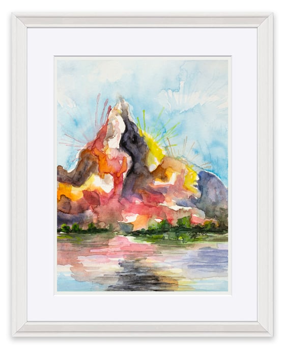 Image of ||ON SALE||</br>The Mountains Were Peaceful that Day... Pt. 1 ||FRAMED||