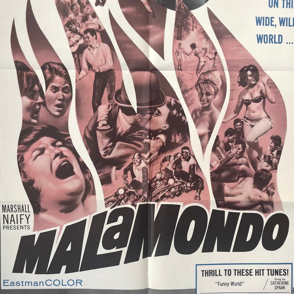 Poster: Malamondo Original 1964 Italian BEAT Documentary Movie Poster Numbered 64/345