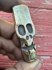 Brass Pocket Skull #2
