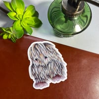 Image 1 of Lion’s Mane Mushroom Fungi Creature Vinyl Sticker