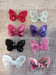 Image of Sequin Butterfly Hairclips - 8 color choices 