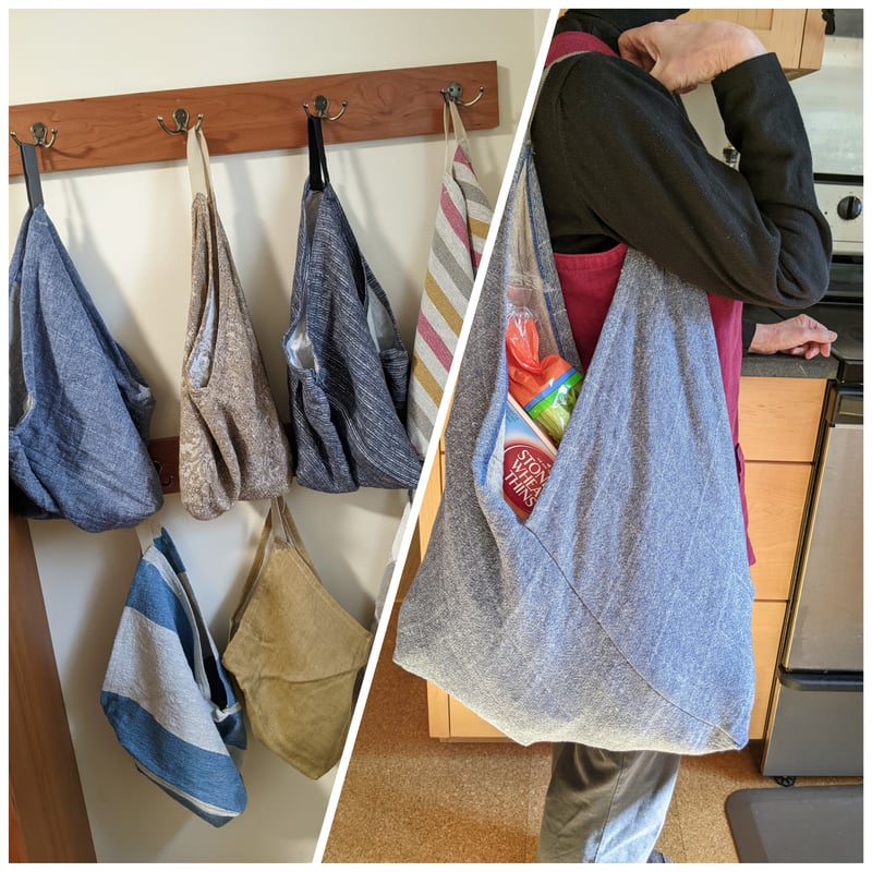 A Japanese Market Bag Tutorial  Cloth bags, Origami bag, Bags tutorial