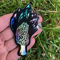 Image 3 of Morel Holographic Sticker