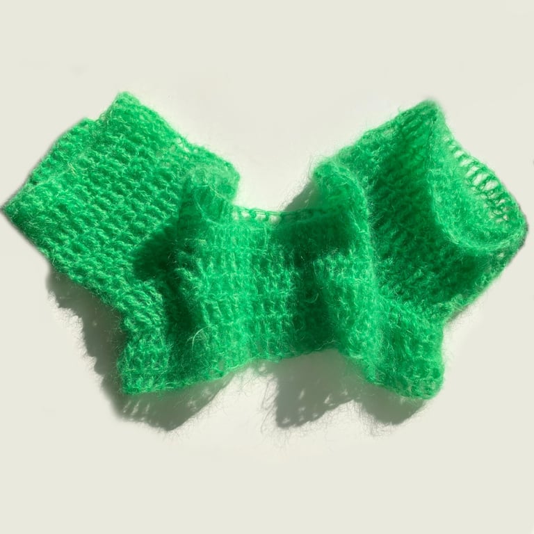 Flowy-Green Short-Sleeves