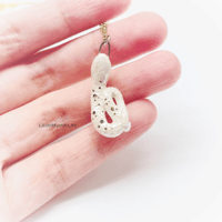 Image 1 of Albino snake necklace