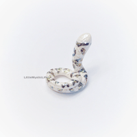 Image 1 of White snake figurine