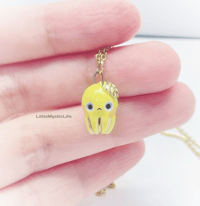 Image 1 of Lemon octopus necklace