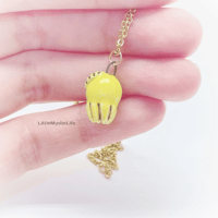 Image 3 of Lemon octopus necklace