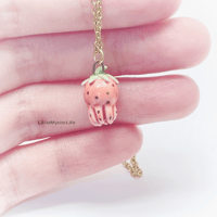 Image 3 of Strawberry octopus necklace