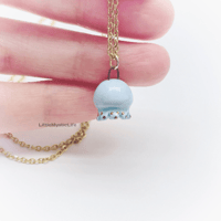 Image 3 of Baby blue octopus necklace