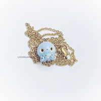 Image 4 of Baby blue octopus necklace